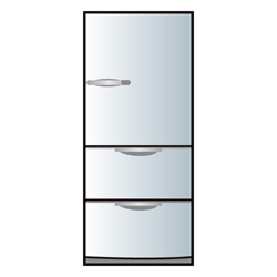 3人～4人用 冷蔵庫(中)